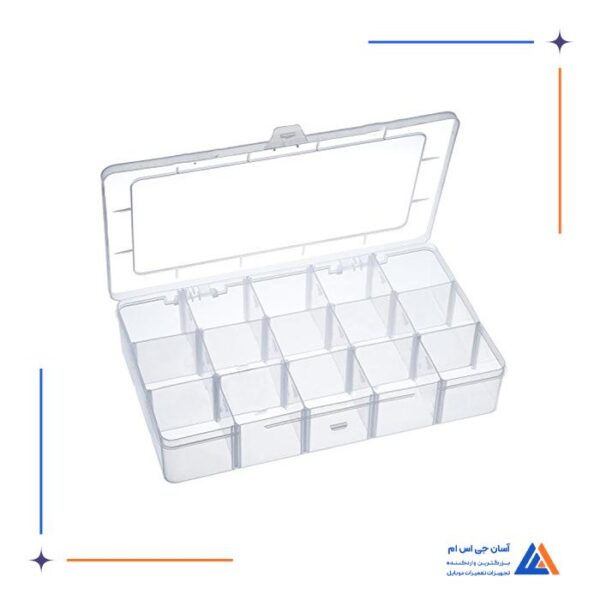 پالت جای آی سی 15 خانه مناسب ذخیره آی سی و قطعات موبایل - Image 4