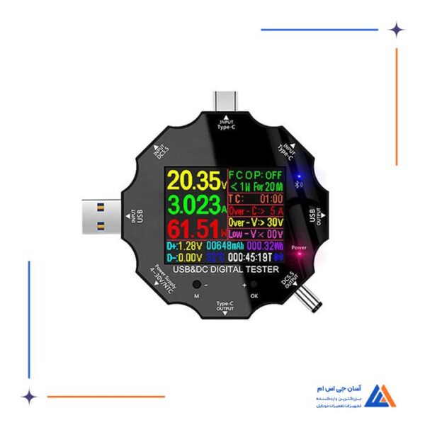 تستر شارژر مدل Atorch UD18 مناسب انجام تست ولتاژ