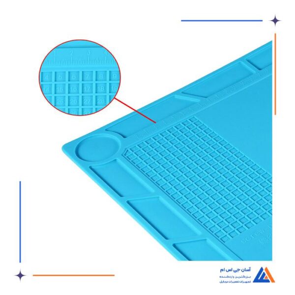 پد سیلیکونی نسوز S-130 مناسب تعمیر و لحیم کار گوشی موبایل - Image 2