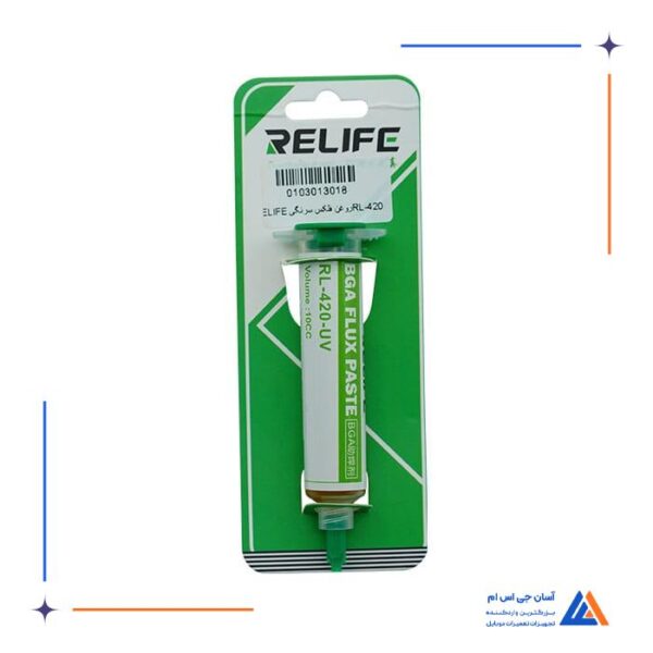 خمیر فلکس سرنگی UV ری لایف RELIFE مدل RL-420