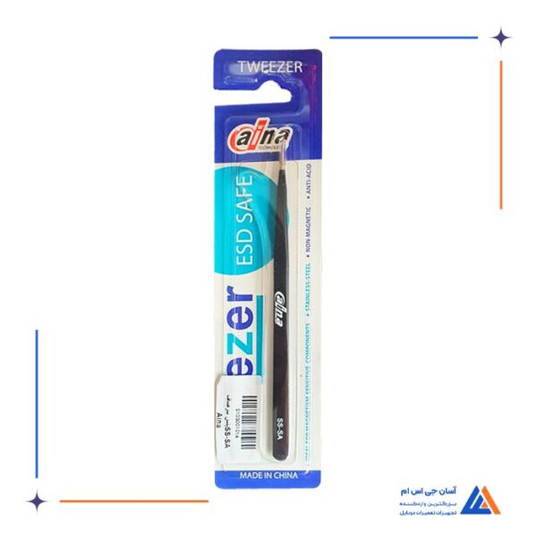 پنس سر صاف IANA مدل ESD SAFE SS-SA مناسب تعمیر برد گوشی موبایل