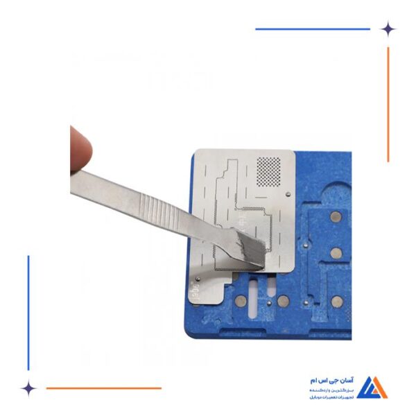 کاردک فلزی خمیر قلع 120 میلیمتری مناسب تعمیرات گوشی موبایل - Image 6