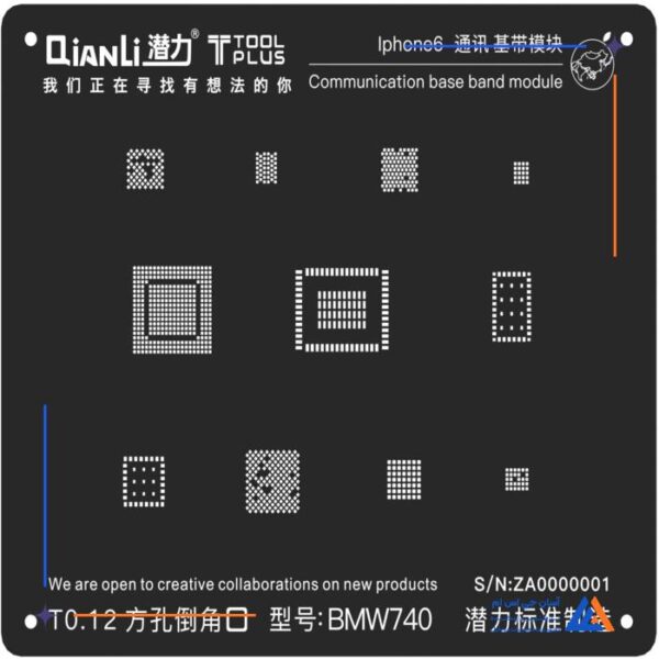 شابلون بیس باند کیانلی Qianli Base Band IPhone 6 مناسب پایه سازی گوشی موبایل