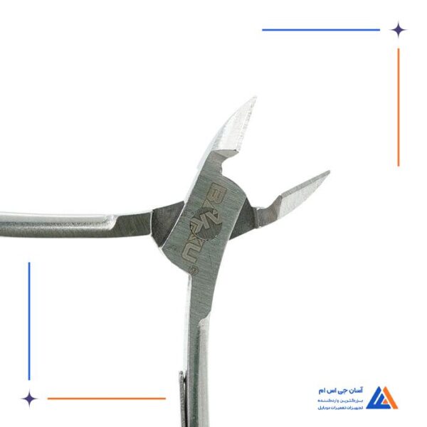 انبر کف چین استیل BAKU BK-108 مناسب تعمیرات گوشی های موبایل - Image 4