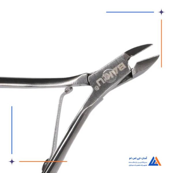 انبر کف چین استیل BAKU BK-108 مناسب تعمیرات گوشی های موبایل - Image 7
