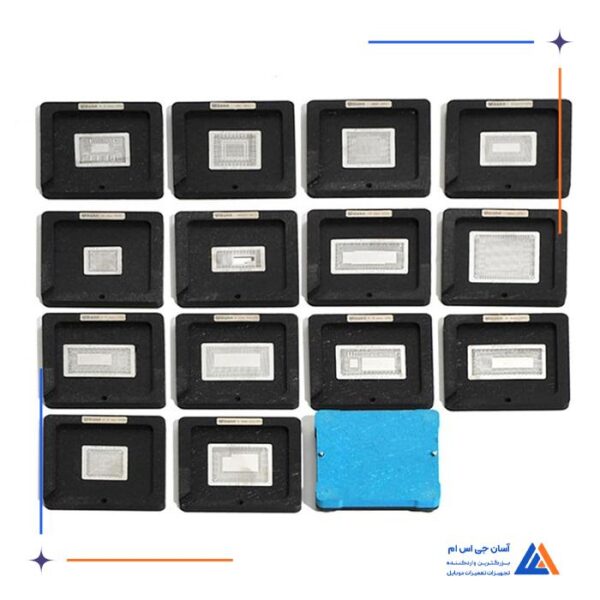 پک شابلون مگنتی BAIYI DS-201A مناسب تعمیرات مک بوک - Image 19