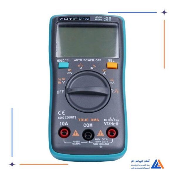 مولتی متر ZOYI ZT102