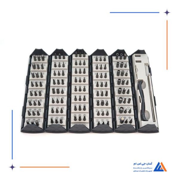 ست پیچ گوشتی 128 عددی SW-8180 - Image 3