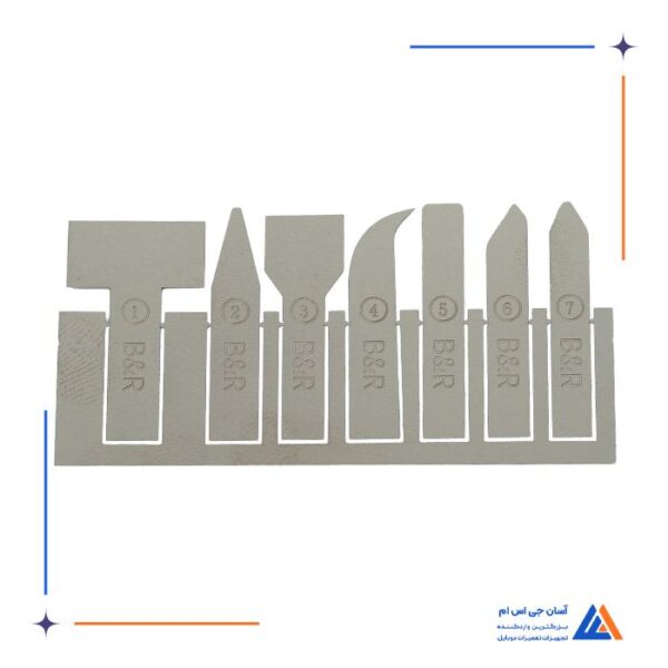 ست 43 عددی دسته تیغ B&R X4301 مناسب پاک کردن چسب آی سی برد گوشی - Image 5