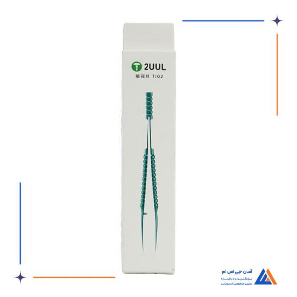 پنس تیتانیوم سر کج 2UUL TI02 TWEEZERS - Image 2