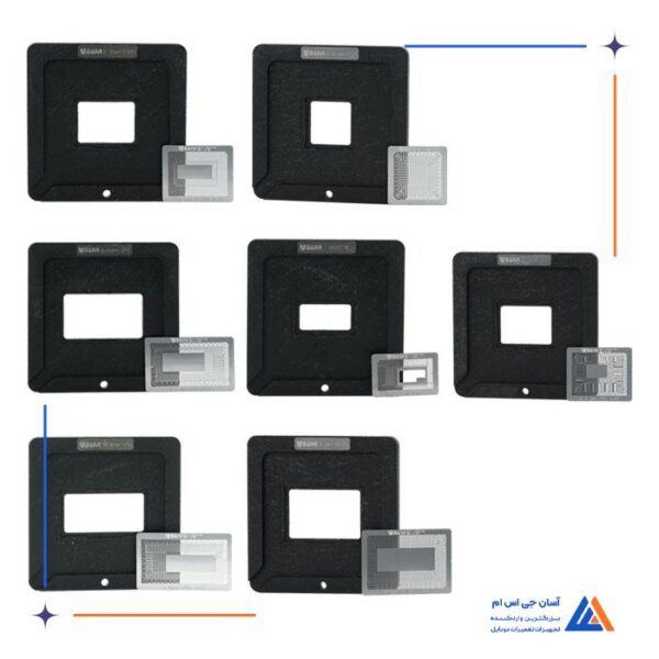 پک شابلون مگنتی BAIYI DS-201A مناسب تعمیرات مک بوک - Image 2