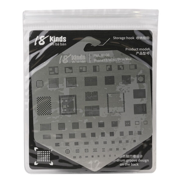 شابلون آیفون Fae Train 18 KINDS iP12/Mi/P/M PML:iP-08