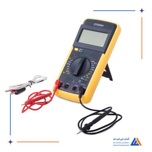 مولتی متر دیجیتال DT-9208A مناسب جهت استفاده در تعمیرات موبایل - Image 2