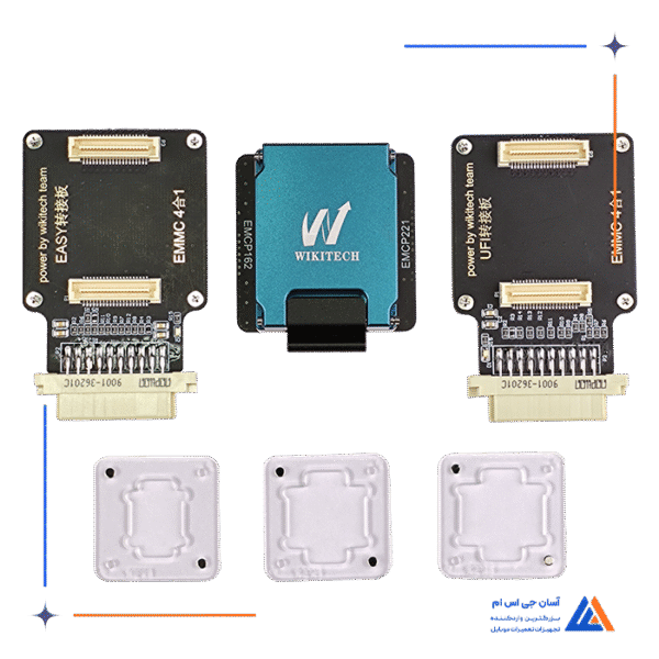 آداپتور هارد WIKITECH 4 IN 1 مناسب پروگرام هارد گوشی های اندروید - Image 3