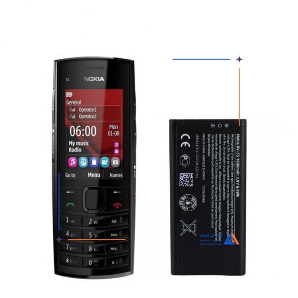 باتری گوشی نوکیا X2