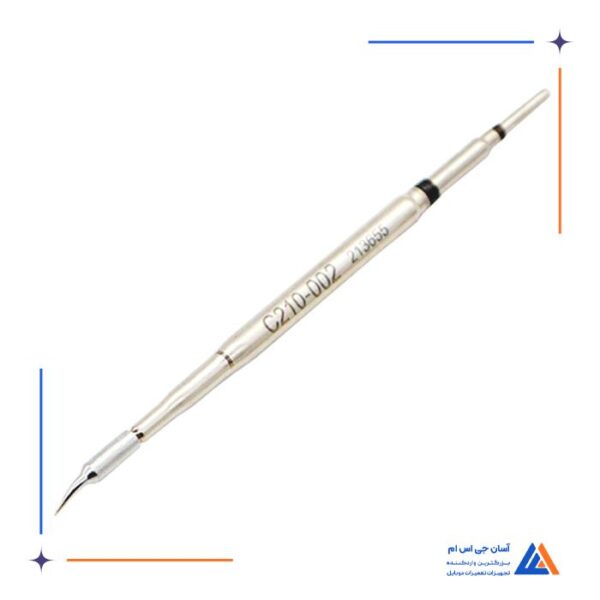 نوک هویه سر کج  JBC C210-002