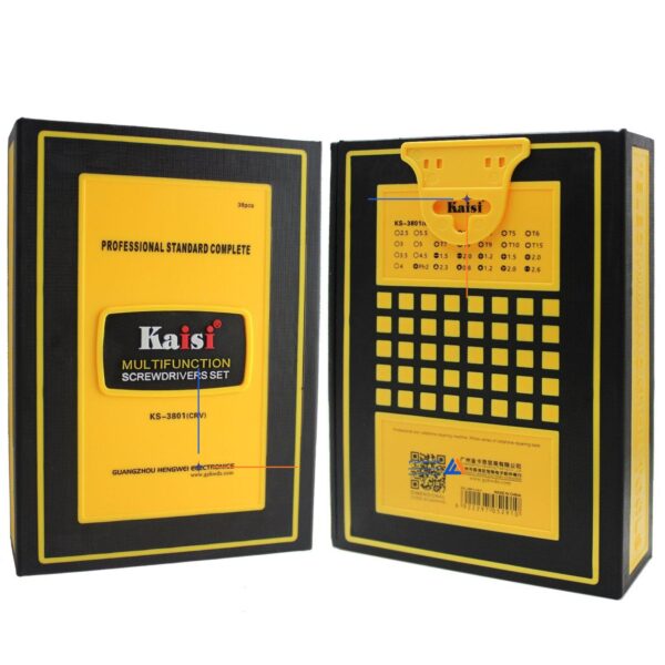 ست ابزار پیچ گوشتی KAISI KS-3801 - Image 2