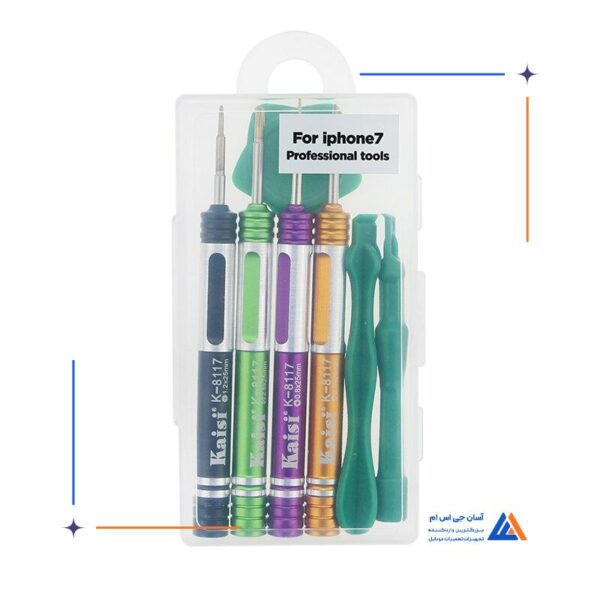 ست ابزار پیچ گوشتی مگنتی کیسی KAISI مدل K-8117