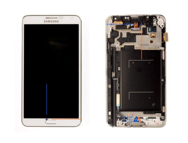 تاچ ال سی دی گوشی موبایل سامسونگ NOTE3 (WHITE)