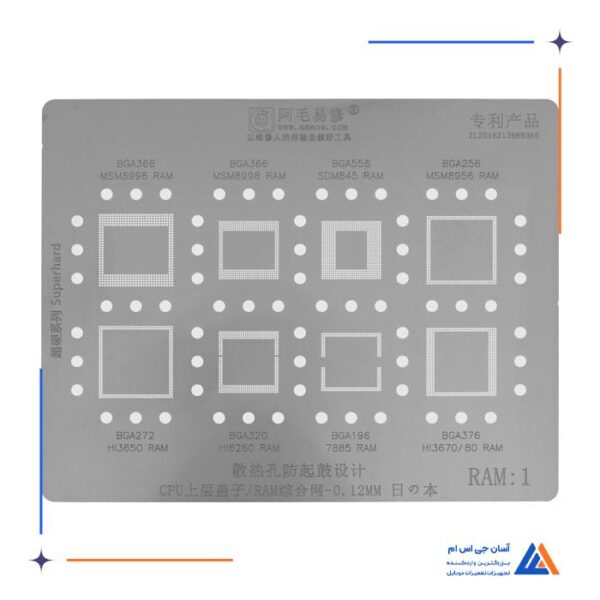 شابلون آی سی رم AMAOE RAM:1