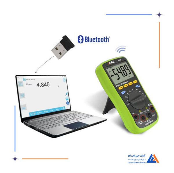مولتی متر دماسنج بلوتوثی JABE 36B - Image 3