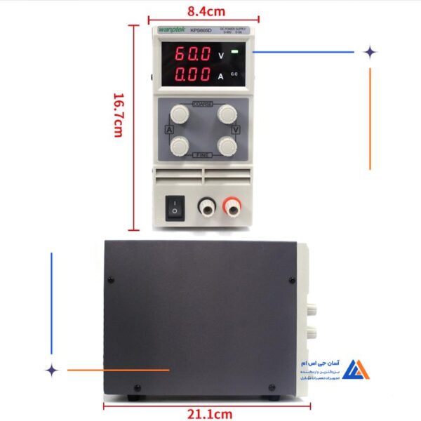 منبع تغذیه WANPTEK KPS305D 30V 5A - Image 3