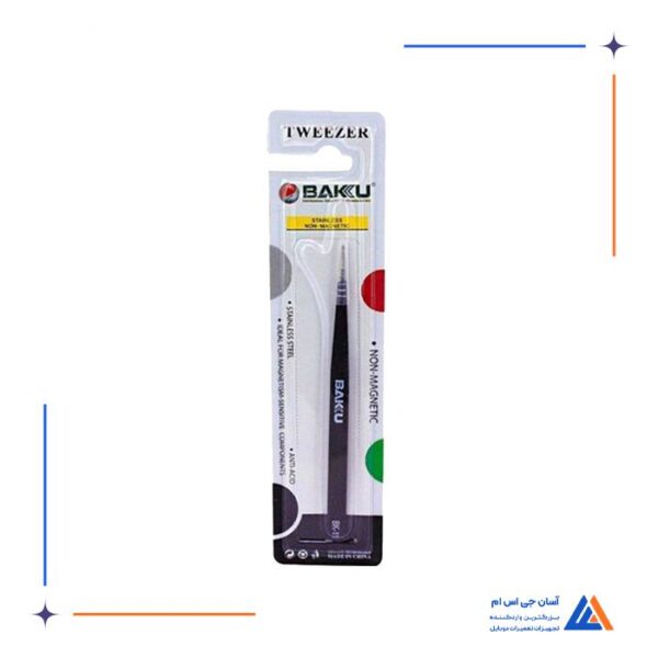 پنس سرصاف باکو BAKU BK-11 مناسب تعمیرات قطعات برد گوشی موبایل
