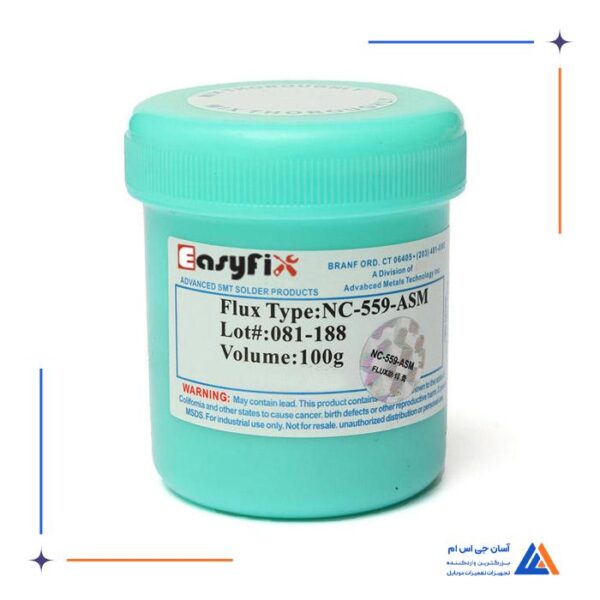 خمیر و روغن فلکس EasyFix NC-559-ASM مناسب لحیم کاری برد گوشی موبایل