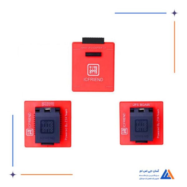 آداپتور ICFRIEND UFS 3 in 1 BGA Set مناسب پروگرام هارد گوشی موبایل - Image 8
