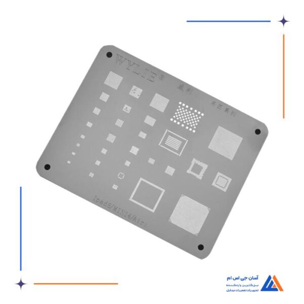 شابلون WYLIE IPAD6/MINI4/AIR2 مناسب ریبال کردن آی سی برد IPAD6 - Image 2