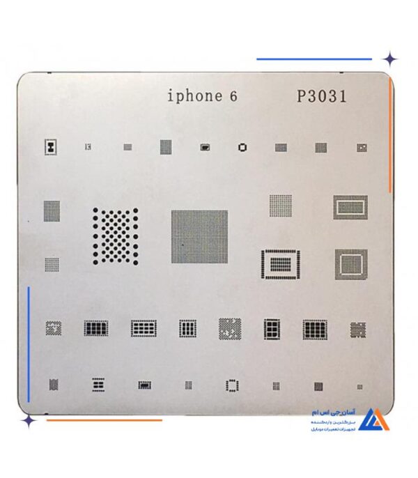 شابلون P3031 مناسب پایه سازی آی سی های برد گوشی موبایل IPHONE 6 WIFI