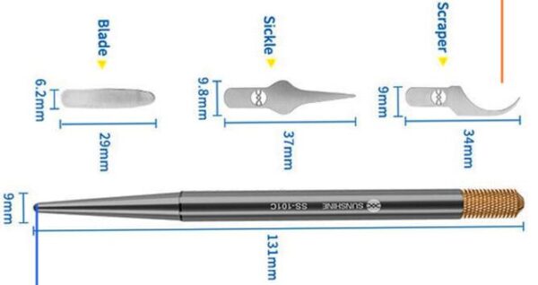 ست دسته تیغ کاتر هارد سان شاین SUNSHINE مدل  کد SS-101C - Image 4