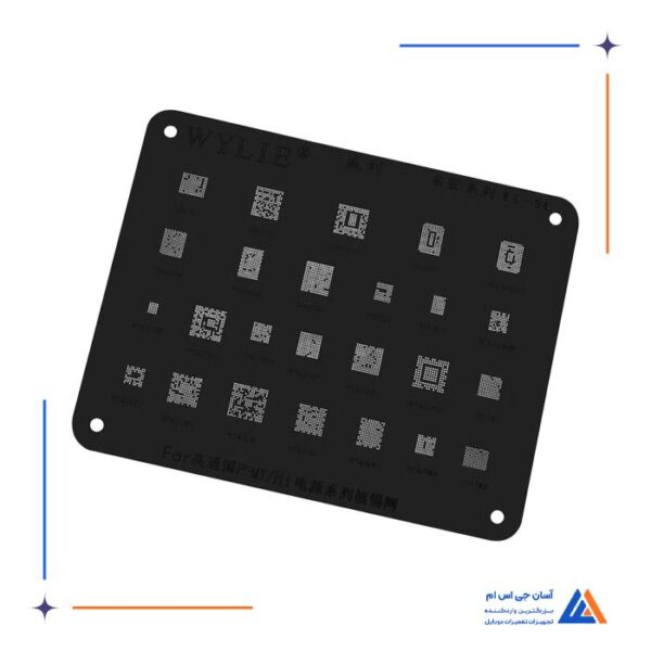 شابلون مشکی WYLIE WL-54 مناسب ریبال کردن آی سی تغذیه گوشی
