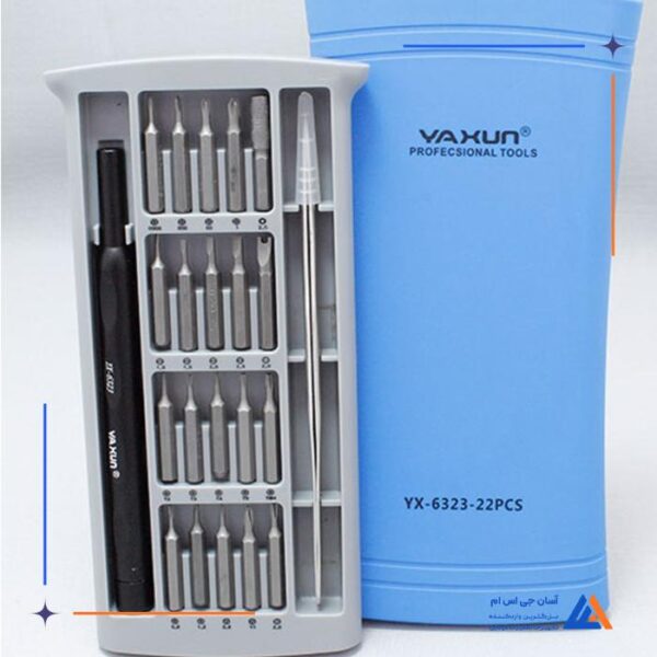 ست پیچ گوشتی 22 عددی  YAXUN YX-6323B - Image 8